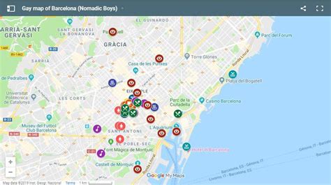 barcelona cruising|Gay Map Barcelona